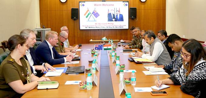 10ᵗʰ India-Australia Defence Policy Talks held in New Delhi